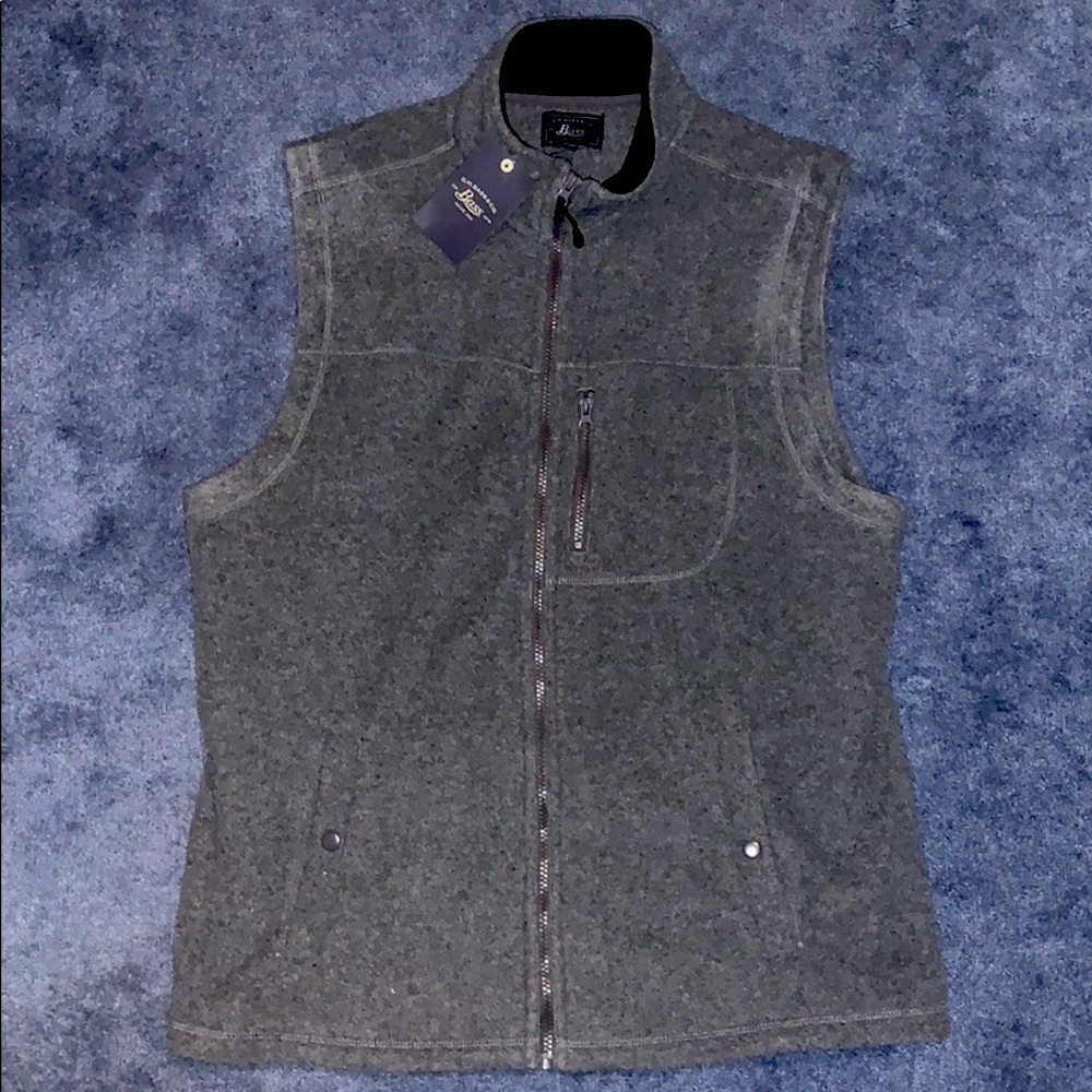 Gray Bass Fleece Vest